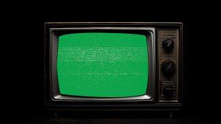 Transform Your Videos with This Dark Retro TV Green Screen Template!