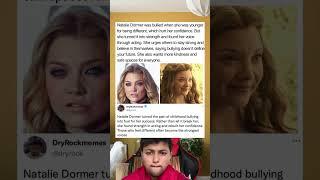 Natalie Dormer was bullied when she was younger for being different, which hurt her confidence