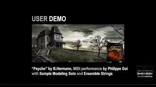 SAMPLEMODELING Solo and Ensemble Strings USER DEMO: "Psycho" !