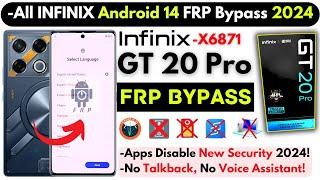 -INFINIX GT 20 Pro FRP Bypass Without PC -Infinix Android 13/14 Frp Google Account -Apps Not Working