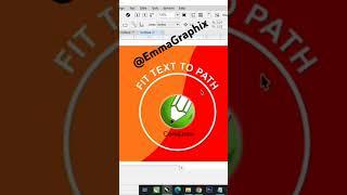 Let me show you how to FIT TEXT TO PATH. Watch full video #coreldrawtutorial #tutorial #flyer