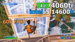 RTX 4060 ti + Intel i5 14600K Fortnite Chapter 5 | Ranked | Performance Mode