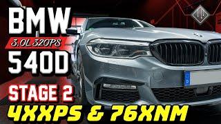 BMW 540d G31 Stage 2 (320 PS) | Dyno + 100-200 km/h | mcchip-dkr