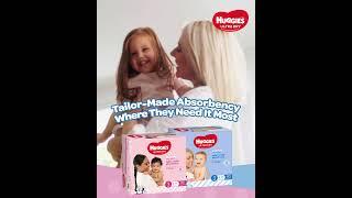 Huggies Ultra Dry Nappies with Tailored Absorbency