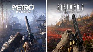 Stalker 2 vs Metro Exodus Weapons and Physics Comparison