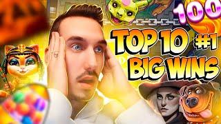 My TOP 10 BIGGEST slot wins of the week #1