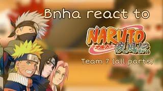 bnha/mha react naruto (all parts) - team 7 - (/)