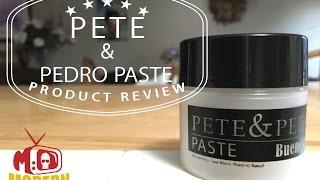 Pete & Pedro Paste Review I Men's slickback Hairstyle tutorial I Pura d' or Argan Oil Giveaway