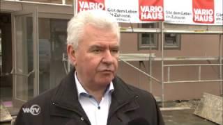 Marienmarkt: Verkaufsstände stehen (WNTV)