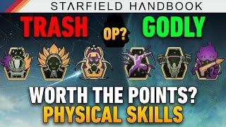 I Didn't Expect This To Be OP… Physical Skills Analysis & Tier List | Starfield Handbook