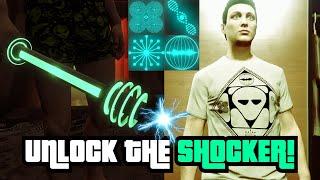 GTA 5 - How To Unlock The NEW Shocker Weapon & Mystery Tee | Fort Zancudo Puzzle Guide UFO Abduction