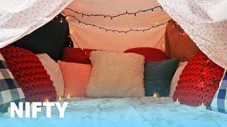 How To Make The Coziest Blanket Fort Ever