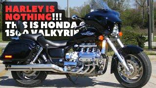 Honda GL1500 Valkyrie, Harley Davidson Upset Seeing This Honda Motorcycle?? Is He Really Lost?