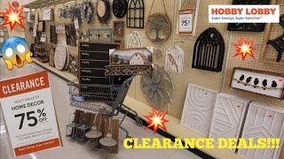 HOBBY LOBBY 75% OFF HOME DECOR CLEARANCE DEALS! RUN!!