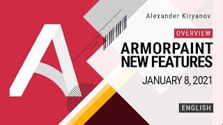 ArmorPaint. New functions of the program. January 8 2021