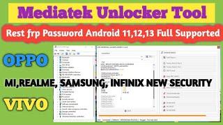 New Security Patch Tool | Universal Unlocker for Mediatek android Mobile devices | Rest frp,Pattern