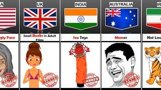 Banned  Things  From Different Countries