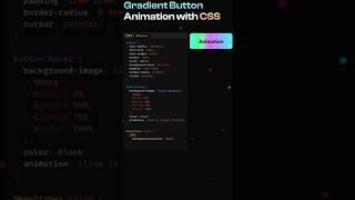 Gradient Button Animation with CSS animation slide Linear infinite