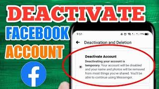 How to Deactivate Facebook Account (2024)