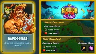 Kingdom Rush 5: Alliance | Impossible Heroic And Iron Challenge