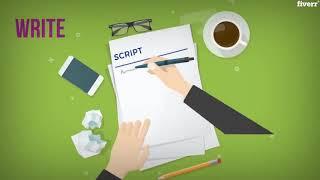 I will make perfect 2d animation explainer video with script writing service - Whiteboard & Animate