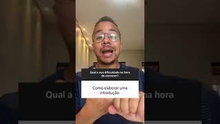 Como iniciar uma redação? #shorts