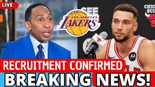 EXPLODED THE WEB! MILLION DOLLAR TRADE! ZACH LAVINE AT THE LAKERS! ARRIVAL SHAKES NBA! LAKERS NEWS!