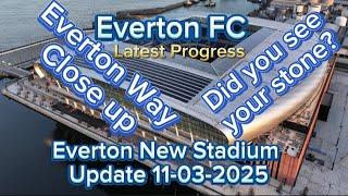 Everton FC New Stadium At Bramley Moore Dock Update 11-03-2025