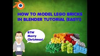 HOW TO MODEL LEGO BRICKS IN BLENDER TUTORIAL (EASY)