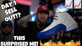 SOLD OUT EVERYWHERE!! THE JORDAN 12 “BLUEBERRY” WAS A DAY ONE SELL OUT! I DIDN’T EXPECT THIS!