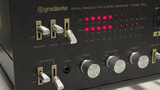 Receiver Gradiente Grafite 1450 USB, Bluetooth e Fm - conservação raríssima