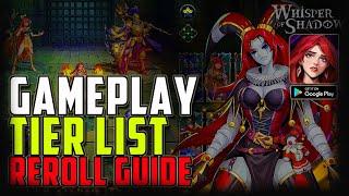 [Tier List Reroll] Whisper of Shadow (Android) Launch Gameplay