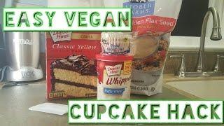 Quick and easy vegan cupcake hack Mother's Day edition!