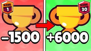 How To Push Trophies FAST in Brawl Stars 2024!