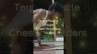 Explosive Push Up Variation For Size and Strength In Shoulders Chest Arms
