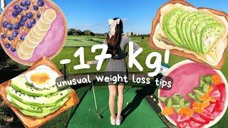 I lost 17 kilos FAST with these unusual tips