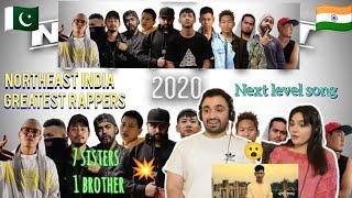 Northeast Cypher 2020 | Indian Hiphop Cypher | Rap by Northeast India Rappers | Pakistani Reaction