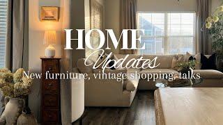 VLOG | Apartment updates, new furniture, vintage shopping, catching up, talks…