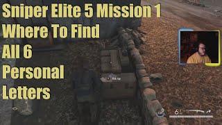 Sniper Elite 5 Mission 1 Where To Find All 6 Personal Letters