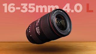 Canon EF 16-35mm F/4.0 L IS Zoom lens Review /// The Best Wide Angle Zoom Lens?