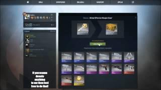 CS GO First Winter offensive weapon case opening