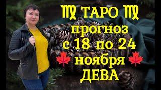 ТАРО-прогноз с 18 по 24 ноября 2024 ︎ ДЕВА