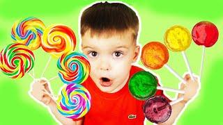 Rainbow Fruit Lollipops Color Song for Kids | Timka Pretend Play Learn Colors Nursery Rhymes