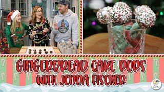 Gingerbread Cake Pops With Jenna Fischer | Baking With Josh & Ange