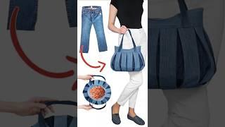 DIY Patchwork Handbag from Old Jeans Miarti️