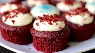 Easy Red Velvet Cupcakes with Cream Cheese Icing Recipe - Hot Chocolate Hits