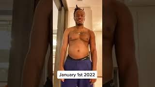 KSI body transformation in 7 months #ksi #jjolatunji #workout #sixpack #fitness #workoutmotivation