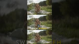 Swirly bokeh effect in DaVinci Resolve