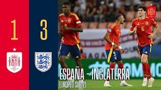  𝗥𝗘𝗦𝗨𝗠𝗘𝗡 | España 1-3 Inglaterra | Europeo sub-21 | Cuartos de final |  SEFUTBOL