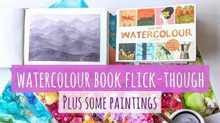 Looking Through Art Book: 'Just Add Watercolour' by Helen Birch, Plus Alcohol Ink Paintings